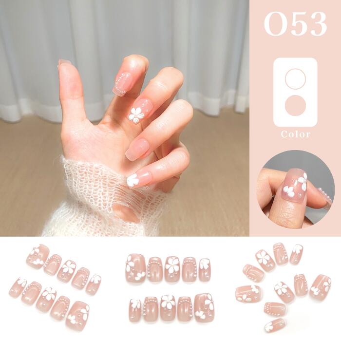 「自由に選べる3点セット」ネイルチップ つけ爪 ジェル風 手描き風 デザイン セット おしゃれ 韓国風 シンプル ガーリー ショート ロング まとめ買い プレゼント用 10種類から選択可能