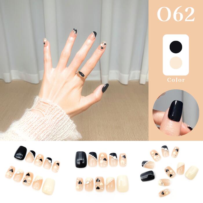 「自由に選べる3点セット」ネイルチップ つけ爪 ジェル風 手描き風 デザイン セット おしゃれ 韓国風 シンプル ガーリー ショート ロング まとめ買い プレゼント用 10種類から選択可能